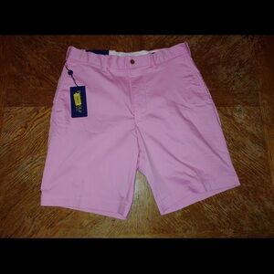 Polo Ralph Lauren Golf New Men's size 30W chino shorts classic fit in pink.